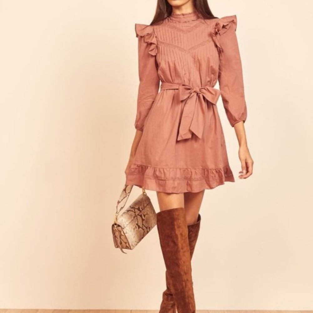 Reformation Dinah Dress - Praline